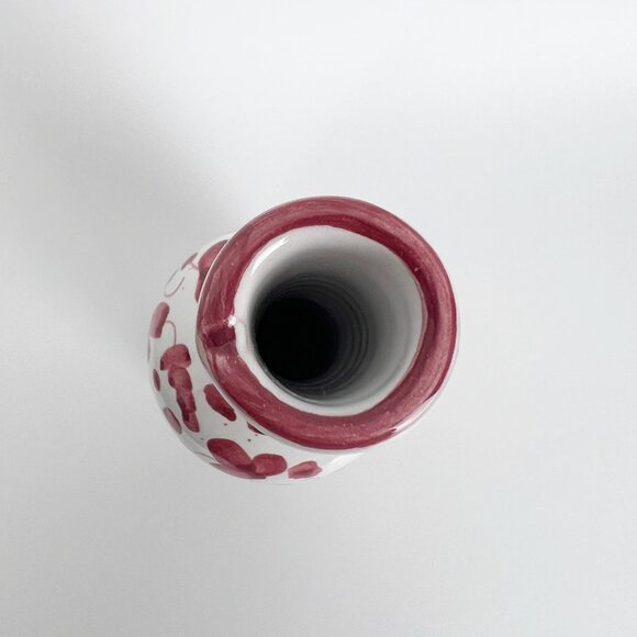 Rare Vintage Starbucks Barista Hand Painted Floral Bottle Cork Cap Lid Rustic - Picture 3 of 7